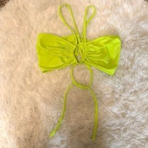 Lime Green Crop Top